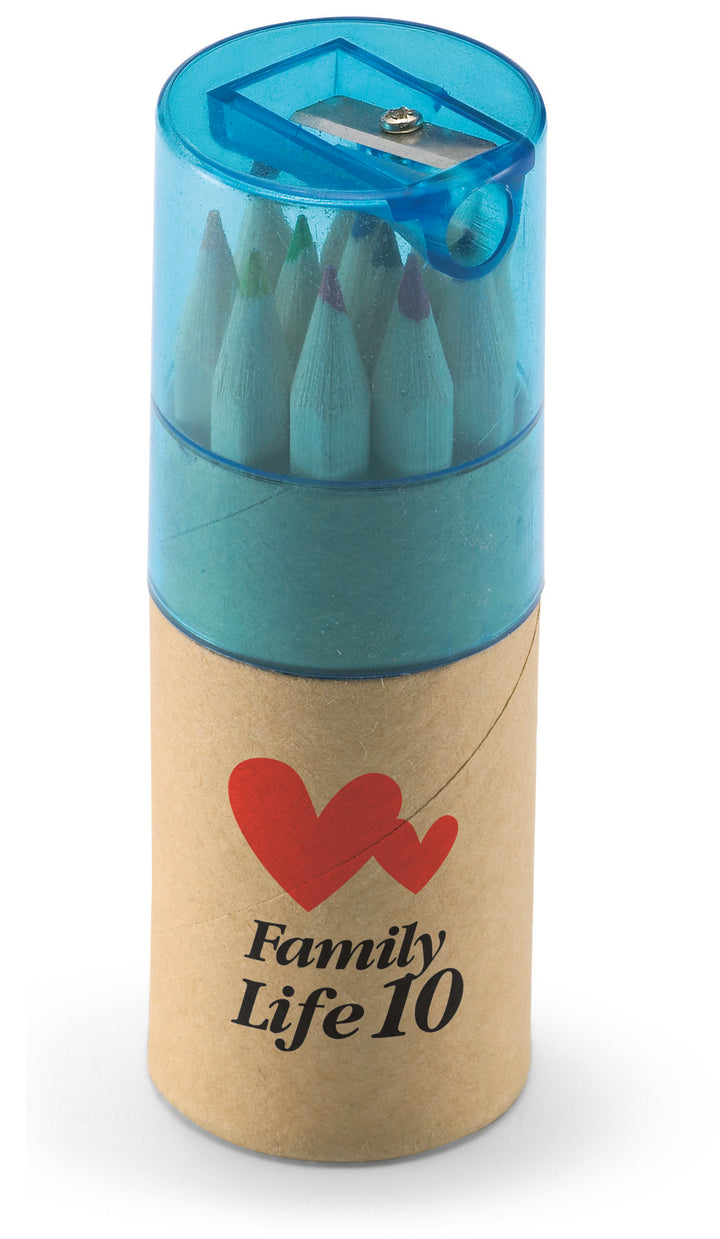 Coloured pencils in paper tube – LAMBUT