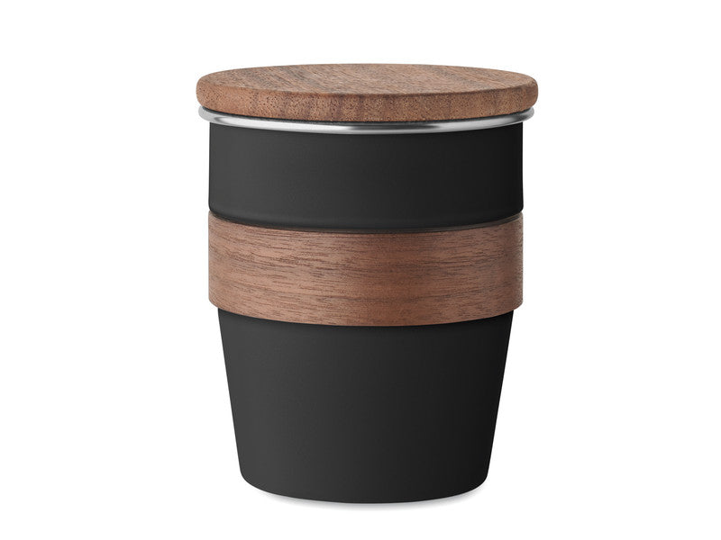 Taaskasutatud terasest tass – WALNUT