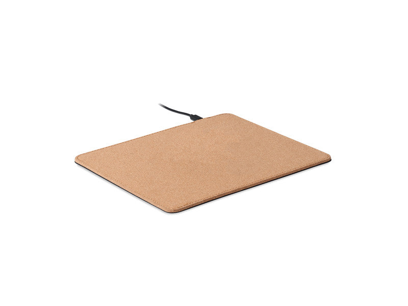 Cork mouse mat with charger – WIRELESS MATTY