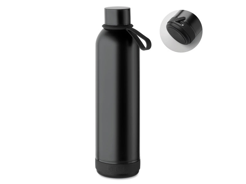 Insulated bottle with speaker – MUSEY