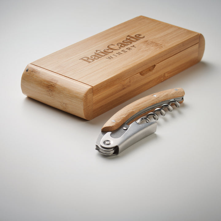 Waiter's knife in bamboo box – SONO